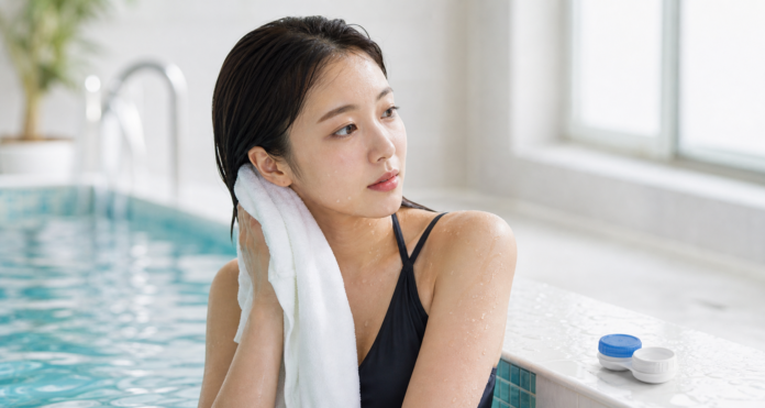 렌즈 끼고 샤워나 수영해도 될까? 물 접촉 위험성과 대처법